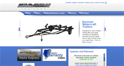 Desktop Screenshot of karavantrailers.com
